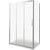 Душевое ограждение Bas Orion WTW+SP G-CH 130х80 см хром/матовое - фото 