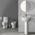 Унитаз-компакт Sanita Luxe Art Luxe WC.CC/Art/2-DM/WHT.G/S1 с крышкой микролифт - фото 5