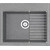 Кухонная мойка Акватон Делия 1A715232LD230, серый, Цвет производителя: серый - фото 2
