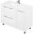 Тумба напольная с раковиной Mirsant Адель 100 см (раковина More 100) белый - фото 