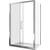 Душевое ограждение Bas Neo WTW-130-C-CH+SP-80-C-CH 130х80 см, хром/прозрачное - фото 2