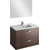 Тумба подвесная с раковиной Jacob Delafon Ola 80 см EB391RU-NR, темный дуб - фото 3
