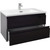 Тумба подвесная с раковиной Jacob Delafon Madeleine 80 см EB2053-J52, чёрный глянцевый - фото 4