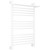 Полотенцесушитель водяной Сунержа Богема с полкой+ П14 800х500 мм 12-0223-8050, белый - фото 