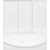 Шторка для ванны Bas Ямайка 1800х1450 мм, белый/матовое (пластик) - фото 