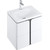 Тумба подвесная с раковиной Ravak Balance 500 X000001365, белый/графит - фото 