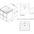 Тумба подвесная с раковиной Ravak Balance 600 X000001367, белый/графит - фото 8
