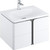 Тумба подвесная с раковиной Ravak Balance 800 X000001369, белый/графит - фото 