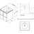 Тумба подвесная с раковиной Ravak Balance 800 X000001369, белый/графит - фото 10