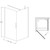 Душевая дверь Jacob Delafon Contra 80 см E22T81-GA, хром/прозрачное - фото 3
