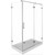 Душевое ограждение Aquanet Beta NWD1231 150х80 см (стекло 8 мм), хром/прозрачное L - фото 