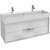 Тумба подвесная с раковиной Jacob Delafon Vivienne 120 см EB1509-N18-N18, белый меламин - фото 