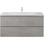Тумба подвесная с раковиной Cezares MOLVENO-100-2C-SO-BET 100 см, Beton - фото 