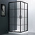 Душевое ограждение Veconi Rovigo 80x80 см RV09-80-01-C7, чёрный/прозрачное - фото 