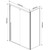 Душевое ограждение Vincea Lugano 130x90 см VSR-1L9013CLB-1 (стекло 8 мм), черный/прозрачное - фото 2