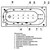 Ванна гидро-аэромассажная Aquatek Оберон 180x80 см - фото 4