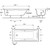 Ванна акриловая Jacob Delafon Odeon Up 160x75 см E6057RU-00, Размер - мм: 1600х750 - фото 9