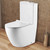 Унитаз-моноблок безободковый Azario Morano AZ-1001 с крышкой микролифт, Цвет производителя: белый - фото 2