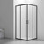 Душевое ограждение Veconi Rovigo 90x90 см RV101B-90-01-C4, чёрный/прозрачное - фото 