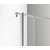Душевая перегородка Azario Chicago 140 см AZ-NAR6321 1400 (стекло 8 мм) с кронштейном в комплекте, хром/прозрачное - фото 3