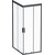Душевое ограждение Am.Pm Gem S 100х80 см W93G-404-100280-BT, черный/прозрачное - фото 