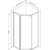 Душевое ограждение Am.Pm Gem 90x90 см W90G-405-090MT, хром/прозрачное - фото 14