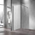 Душевая перегородка Vincea Walk-In 110 см VSW-1H110CLGM (стекло 8 мм) с кронштейном в комплекте, вороненая сталь/прозрачное - фото 