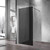 Душевая перегородка Vincea Walk-In 80 см VSW-1H800CGGM (стекло 8 мм) с кронштейном в комплекте, вороненая сталь/тонированное - фото 