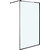 Душевая перегородка Niagara Nova 90 см NG-687-90BLACK с кронштейном, черный/прозрачное - фото 2