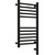 Полотенцесушитель электрический Сунержа Богема 3.0 П11 600x300 мм (прямая перемычка) 31-5805-6030 R, чёрный матовый - фото 