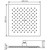Верхний душ WasserKraft 250x250 мм A254, белый - фото 2