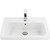 Тумба подвесная с раковиной Pestan Prestige 60 см PRS600T-CR (раковина Creavit 60) белый - фото 5