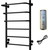Полотенцесушитель электрический Тругор Пэк сп 19 П6 500х800 мм (возможность скрытого подключения) 00-00045111, чёрный - фото 