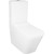 Унитаз-компакт безободковый Azario Quadro AZ-2175 с крышкой микролифт, Цвет производителя: белый - фото 