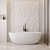 Ванна отдельностоящая Abber Stein 160x75 см AS9624-1.6, белый матовый, Размер - мм: 1600х750 - фото 