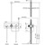Душевая система для душа с термостатом Vincea VSFW-422T1MB, черный - фото 7
