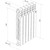 Радиатор Royal Thermo Revolution Bimetall 500 2.0 320х560 мм (4 секции) - фото 6