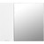 Зеркало-шкаф Loranto Santorini 80 см CS00086971 L, белый глянцевый - фото 2