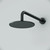 Верхний душ Am.Pm Gem 220х220 мм F0590022, чёрный - фото 2