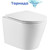 Унитаз подвесной безободковый Azario Teramo AZ-0053-UQ с крышкой микролифт (Система смыва торнадо) - фото 