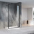 Душевая перегородка Veconi Korato 70 см KR81B-70-01-C8 (стекло 8 мм) с кронштейном в комплекте, чёрный матовый/прозрачное - фото 