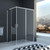 Душевое ограждение Veconi 100x80 см RV10-10080-01-C5, хром/прозрачное - фото 