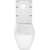 Унитаз-компакт безободковый Azario Mirada S AZ-1288A с тонкой крышкой микролифт, Цвет производителя: белый - фото 5