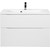 Тумба подвесная с раковиной BelBagno MARINO-H60-800-2C-SO-BL-P 80 см, Bianco Lucido (раковина BB800/450-LV-MR-PR) - фото 