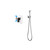 Набор для гигиенического душа Aquatek Лира AQ1419CR (со скрытой частью) - фото 