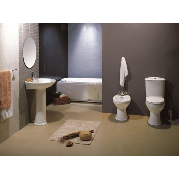 Раковина с пьедесталом Creo Ceramique Marseille 63 см - фото 2