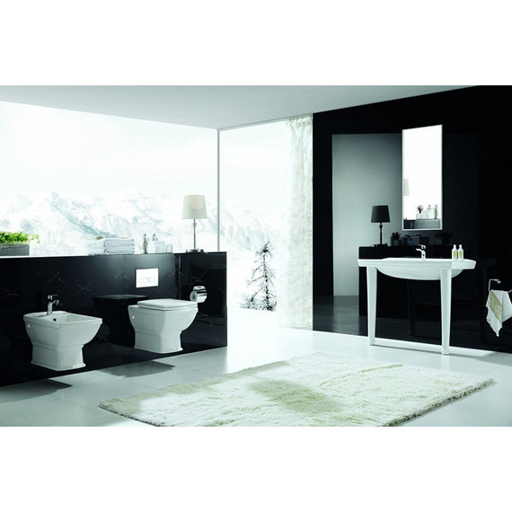 Унитаз подвесной Creo Ceramique Orleans с крышкой микролифт - фото 2