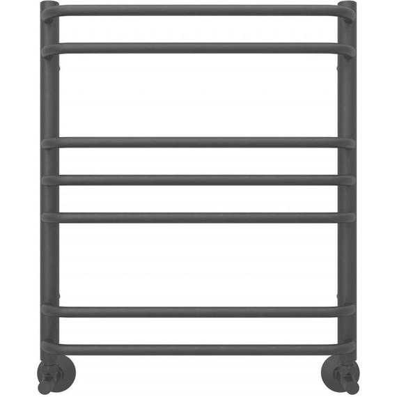 Полотенцесушитель водяной Aquatek Пандора П7 500х600 мм AQ RRС0760BL, чёрный муар - фото 