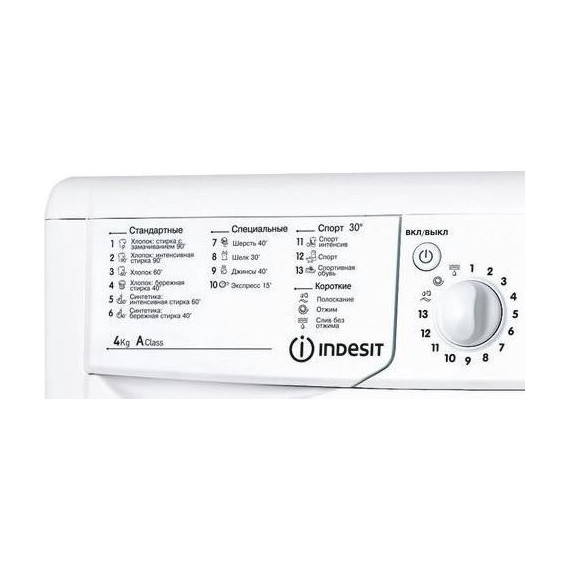 Стиральная машина Indesit IWUC 4105 - фото 3