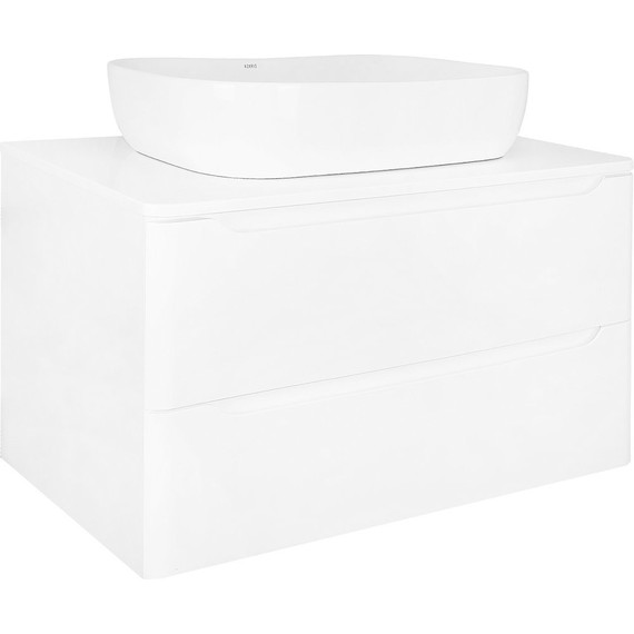 Тумба подвесная со столешницей Azario Lotos 80/2 см CS00084144, белый - фото 6